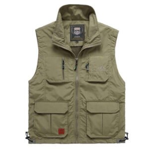 Double Zipped Outdoor Half Jackets Tactical Utility Wear