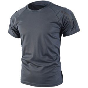 Arm Zipped T-Shirts Tactical Casual Wear