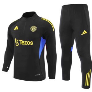 Manchester United 2025/2026 Black Adidas Training Tracksuit