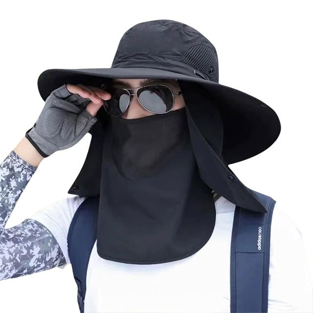 UV Detachable Neck Flap Protection Hat – Outdoor Sun Cover Hat - Image 5