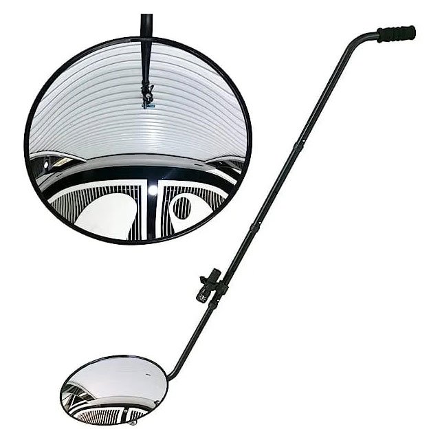 Convex Under-Vehicle Inspection Mirror Security Tool