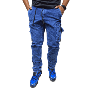 Cargo Jeans Utility Denim Trousers