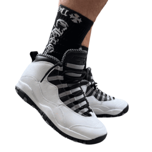 Air Jordan 10 Light Smoke Grey High-Top Sneakers