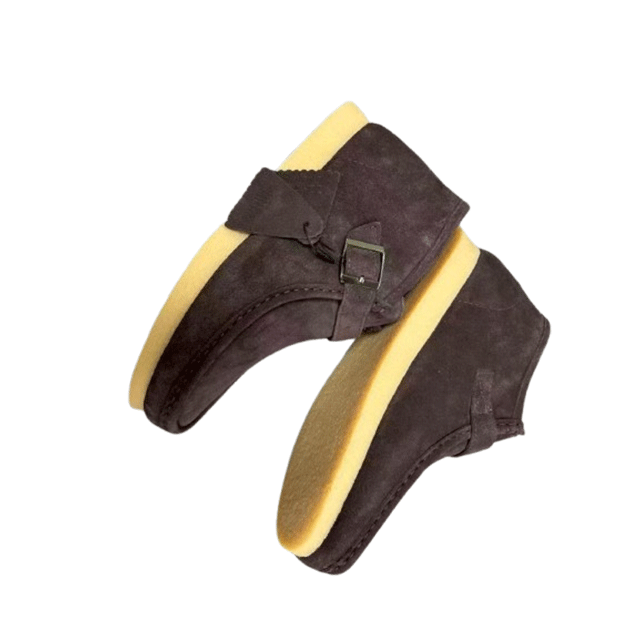 Premium Cowhide Moccasin Boots – Handmade Casual Ankle Boots - Image 2