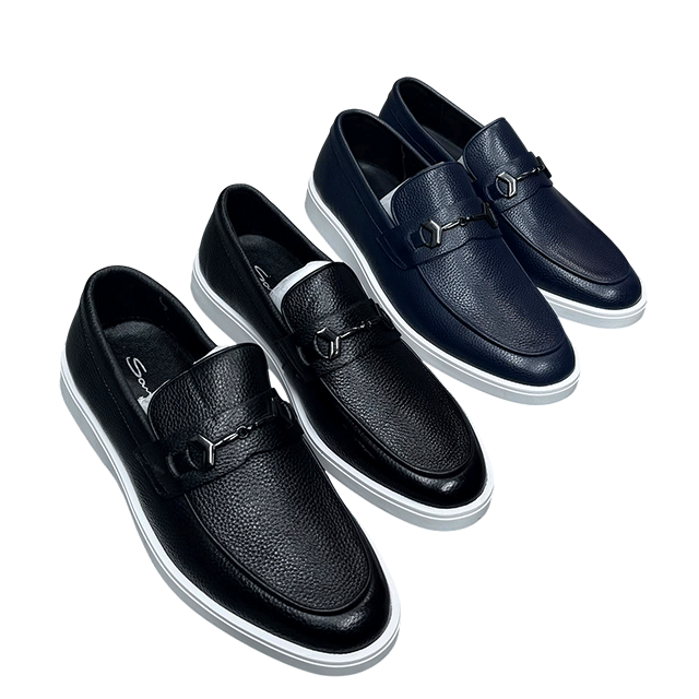 Santoni Leather Shoes designed for formal wear, office outfits and smart casual styling