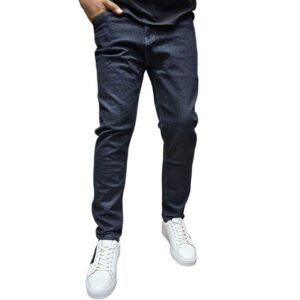 TG Black Plain Jeans Everyday Denim Trousers
