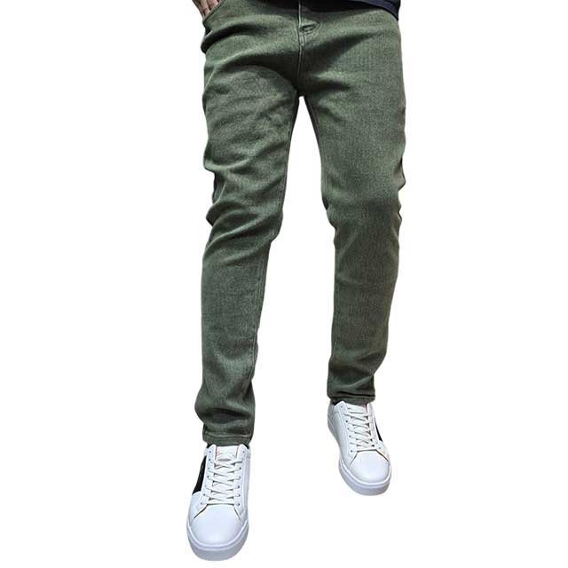 CK Green Plain Jeans – Stylish Everyday Denim Trousers - Image 2