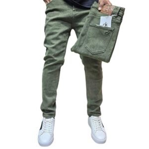 CK Green Plain Jeans Everyday Denim Trousers