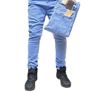 Sky Blue Plain Jeans – Stylish Everyday Denim